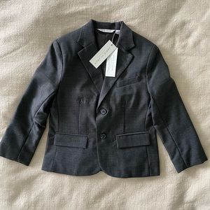 Janie & Jack dark grey blazer size 5 NWT